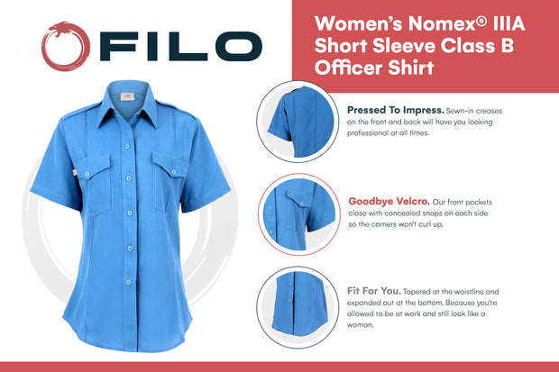 FILO Womens Nomex Class B officer shirt