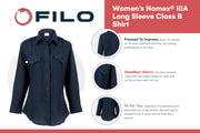 FILO Womens Nomex long sleeve Class B shirt