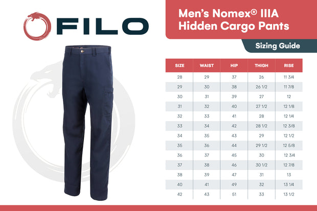 FILO hidden cargo nomex pants