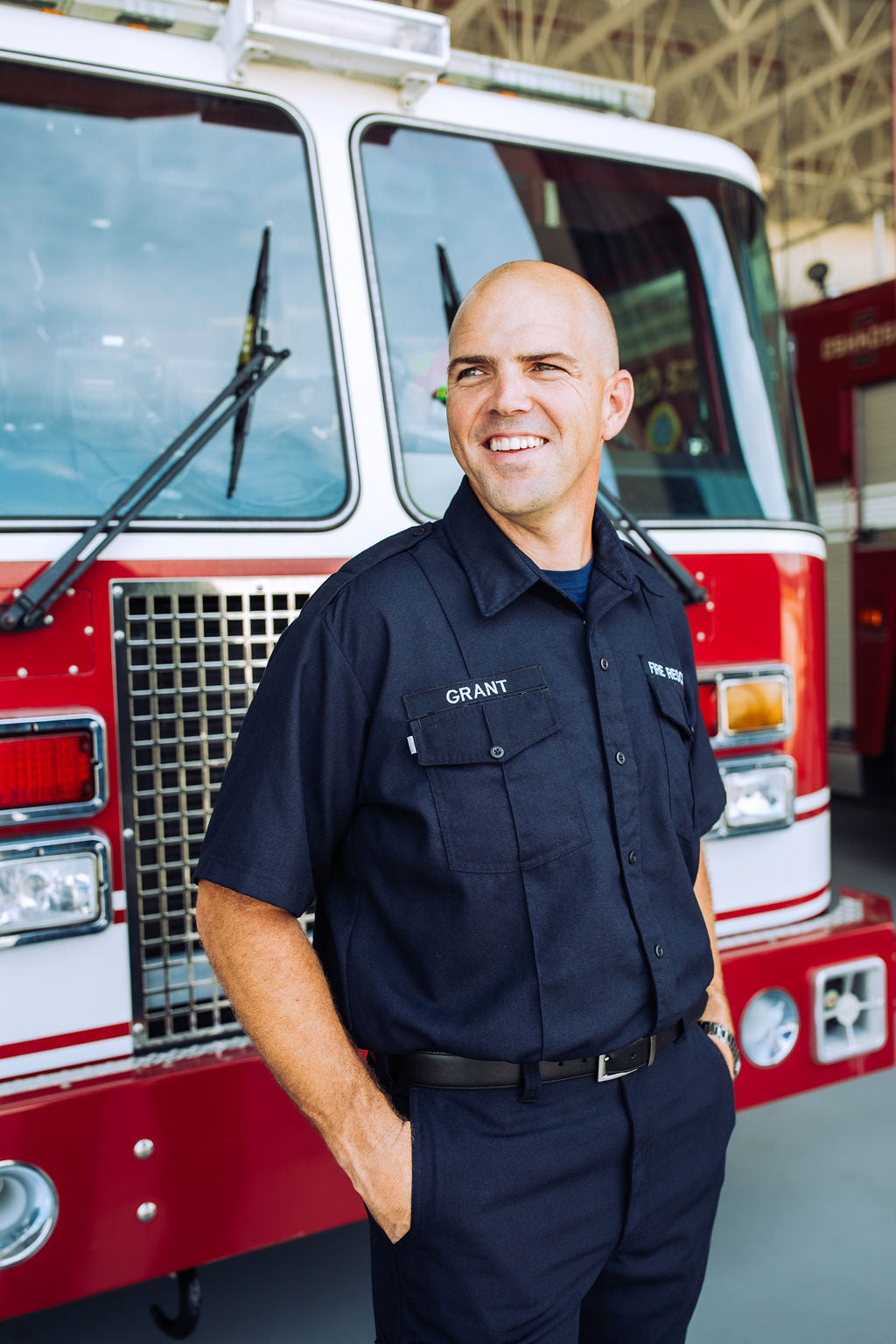 Men's Fire Station Shirt, Class B Nomex Shirt Short Sleeve | FILO